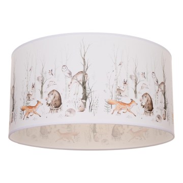 Children's ceiling light KIDS ROOM 1xE27/60W/230V Ø 40 cm - animal-themed