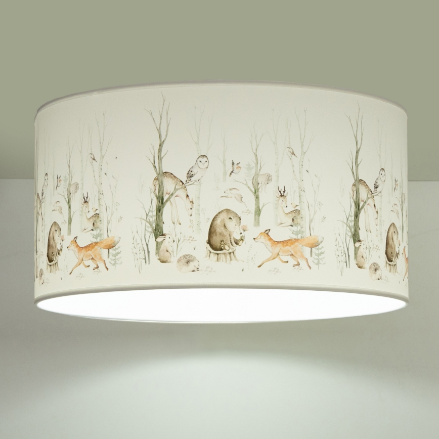 Children's ceiling light KIDS ROOM 1xE27/60W/230V Ø 40 cm - animal-themed