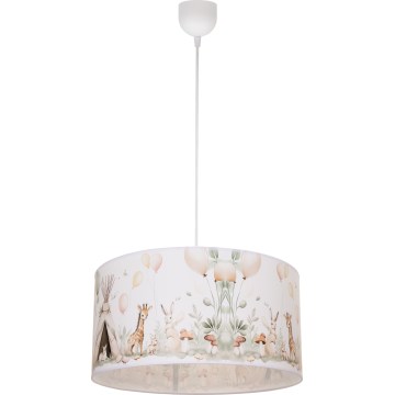 Children's ceiling light KIDS ROOM 1xE27/60W/230V Ø 40 cm - animal-themed