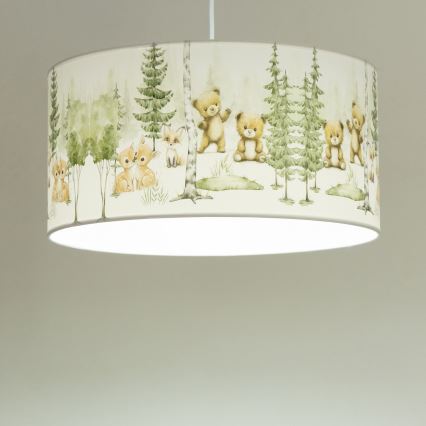 Children's ceiling light KIDS ROOM 1xE27/60W/230V Ø 40 cm, animal-themed