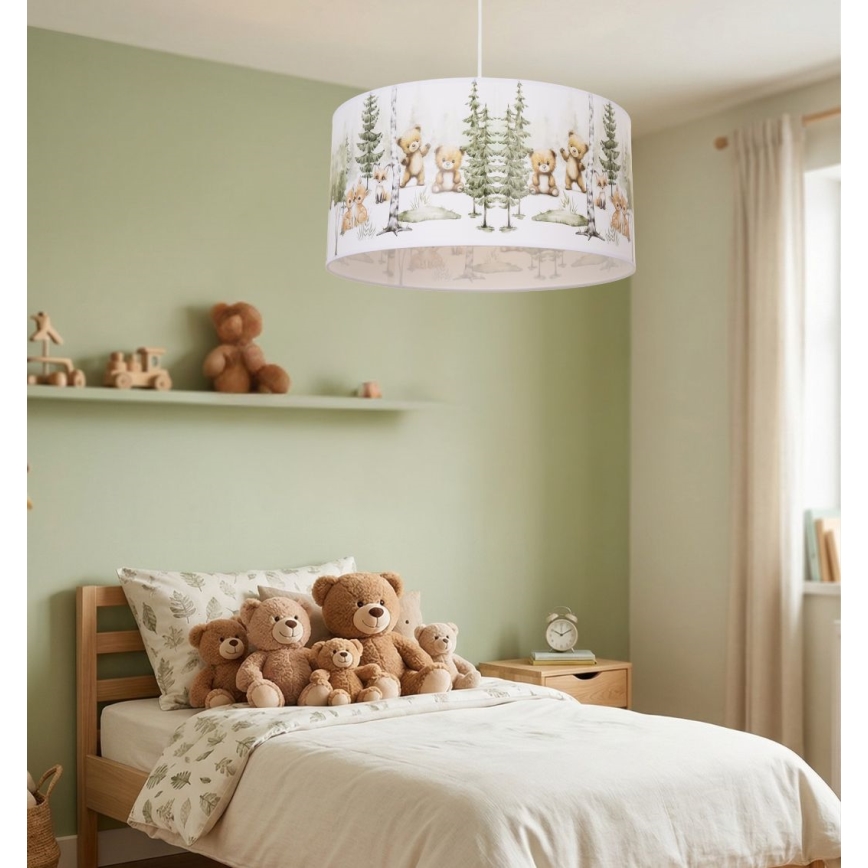 Children's ceiling light KIDS ROOM 1xE27/60W/230V Ø 40 cm, animal-themed