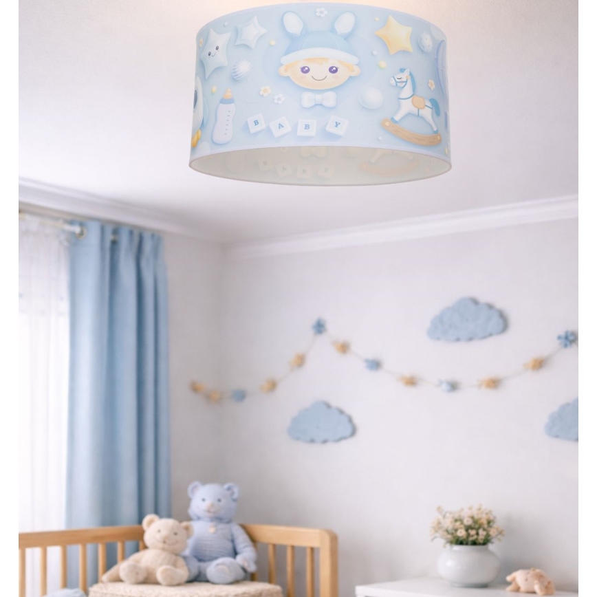 Children's ceiling light KIDS ROOM 1xE27/60W/230V Ø 40 cm Astronaut