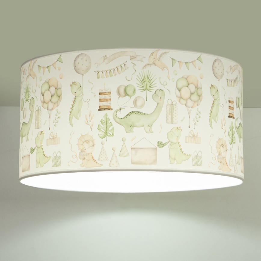 Children's ceiling light KIDS ROOM 1xE27/60W/230V Ø 40 cm dinosaur-themed
