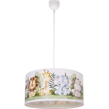 Children's ceiling light KIDS ROOM 1xE27/60W/230V Ø 40 cm Jungle