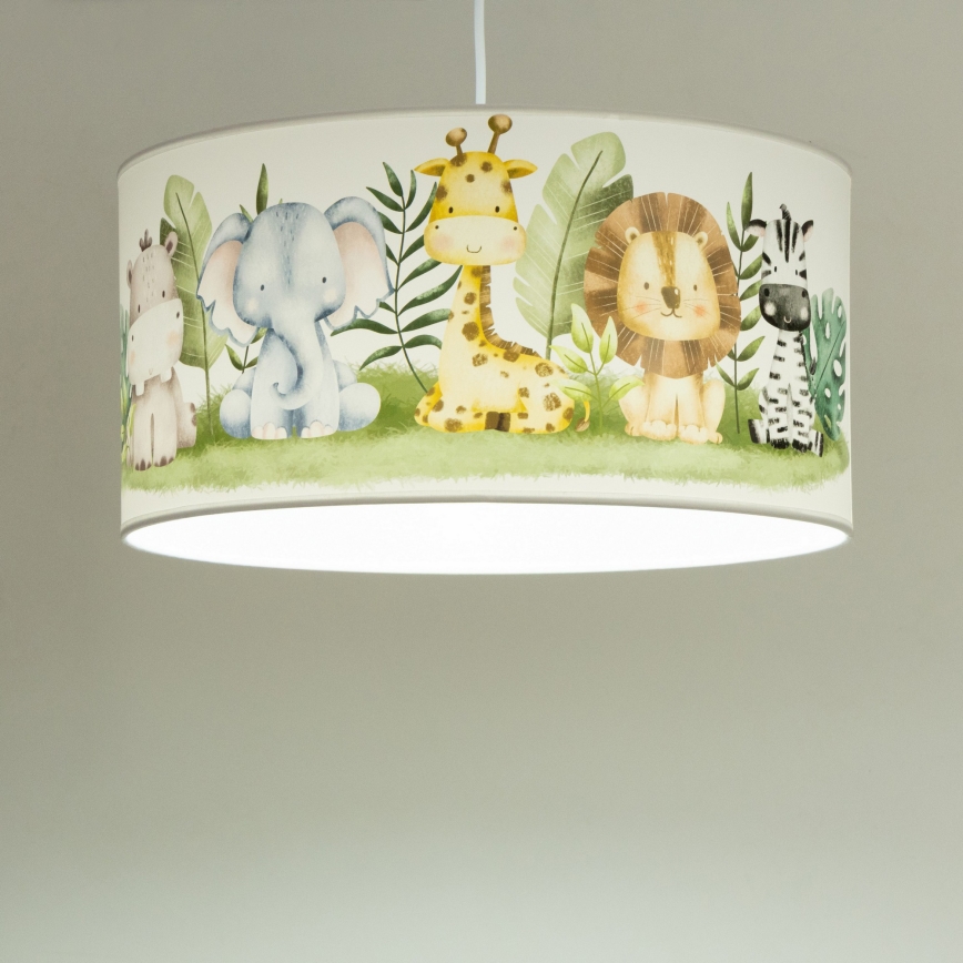 Children's ceiling light KIDS ROOM 1xE27/60W/230V Ø 40 cm Jungle