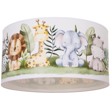Children's ceiling light KIDS ROOM 1xE27/60W/230V Ø 40 cm Jungle