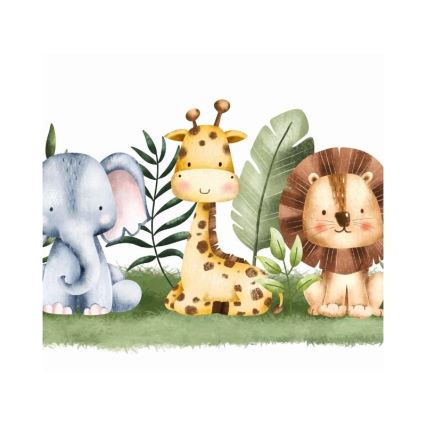 Children's ceiling light KIDS ROOM 1xE27/60W/230V Ø 40 cm Jungle