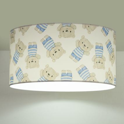 Children's ceiling light KIDS ROOM 1xE27/60W/230V Ø 40 cm teddy bear