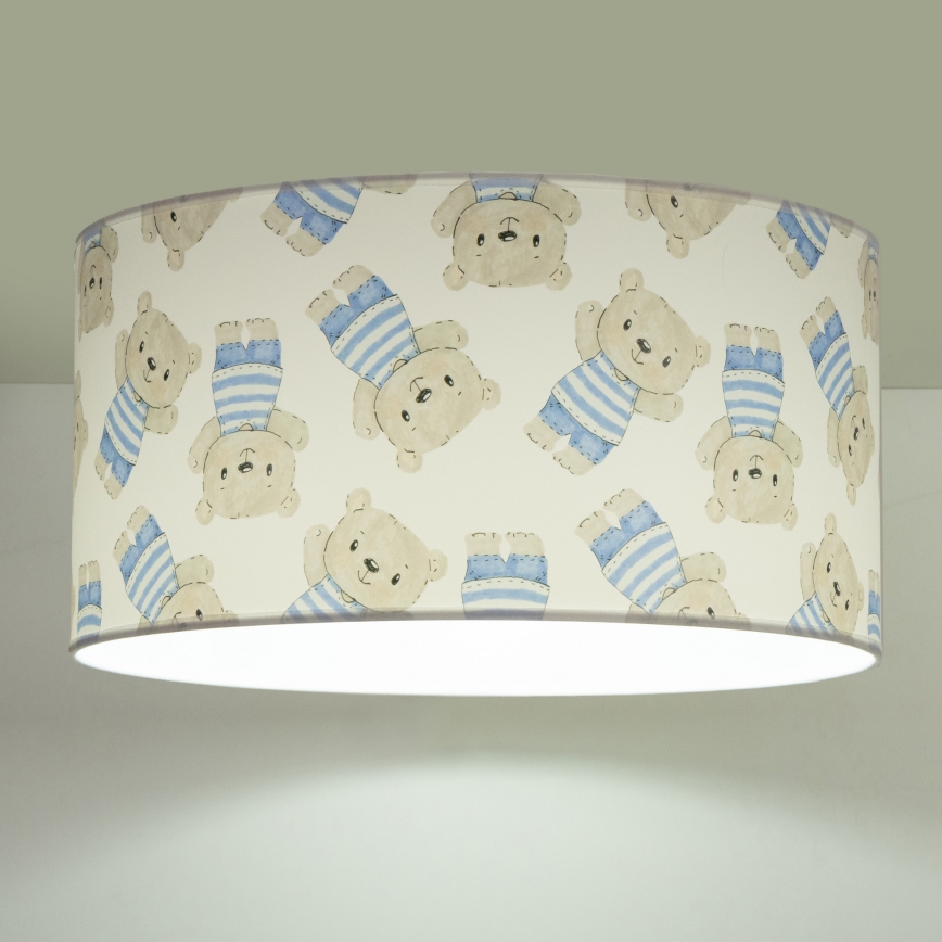 Children's ceiling light KIDS ROOM 1xE27/60W/230V Ø 40 cm teddy bear