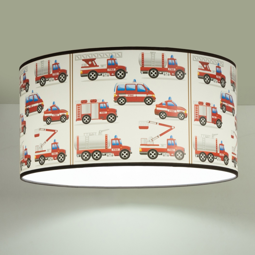 Children's ceiling light KIDS ROOM 1xE27/60W/230V, Ø 40 cm — firefighter-themed