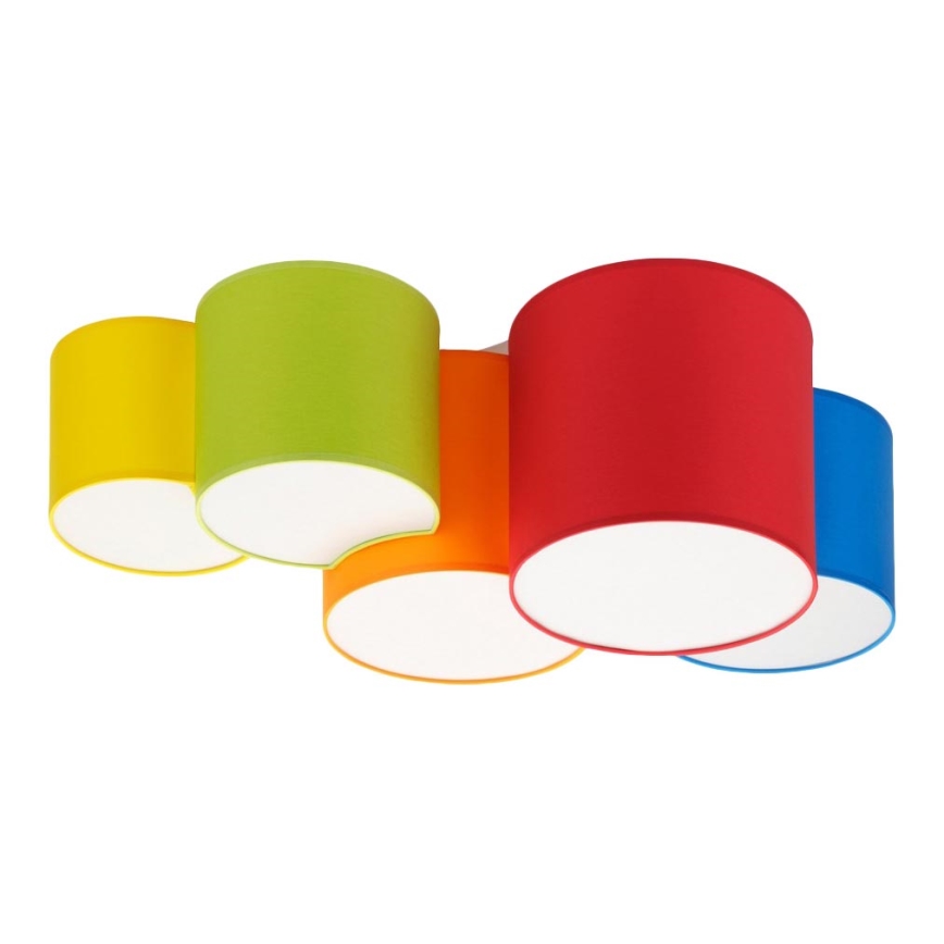 Children's ceiling light MONA KIDS 5xE27/15W/230V