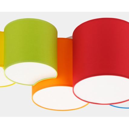 Children's ceiling light MONA KIDS 5xE27/15W/230V