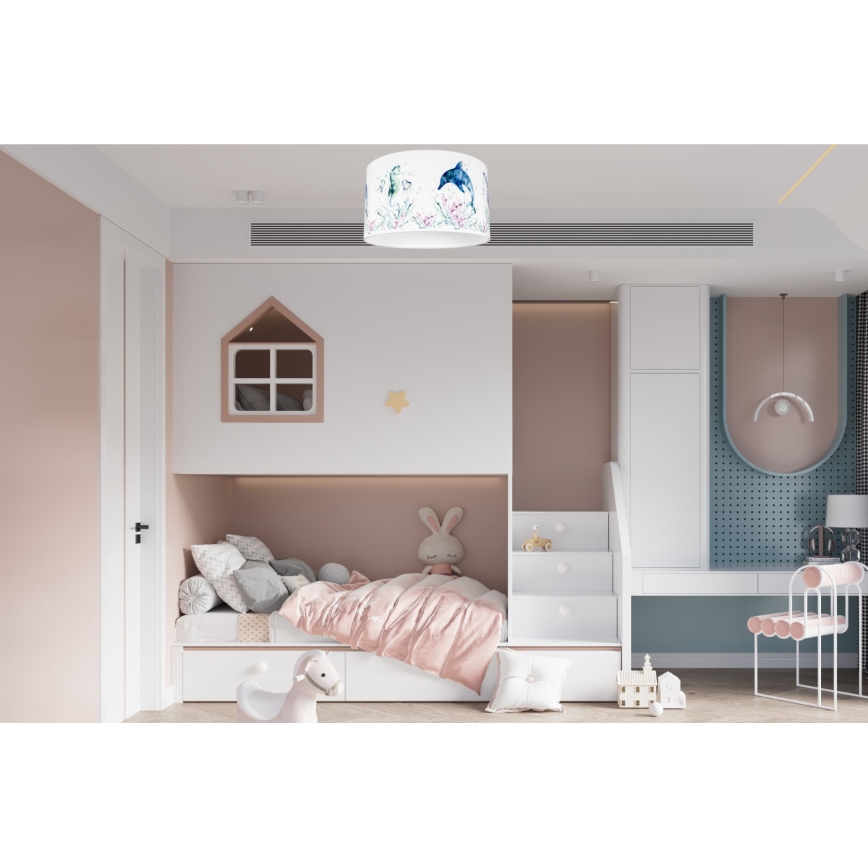 Children's ceiling light OCEAN 1xE27/60W/230V