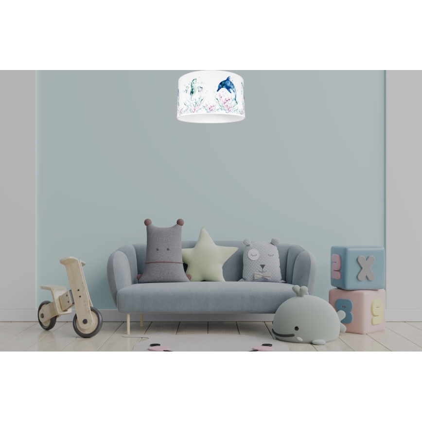 Children's ceiling light OCEAN 1xE27/60W/230V