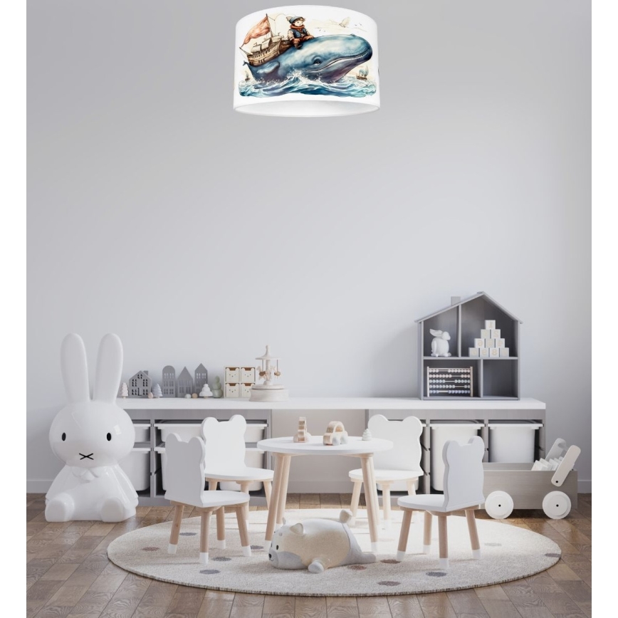 Children's ceiling light OCEAN 1xE27/60W/230V