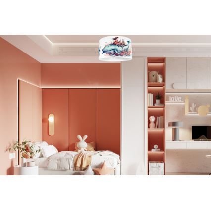 Children's ceiling light OCEAN 1xE27/60W/230V