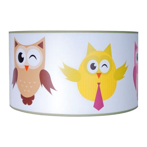 Children's ceiling light OWLS 2xE27/60W/230V