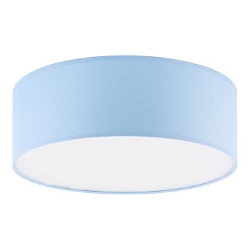 Children's ceiling light RONDO KIDS 4xE27/15W/230V blue