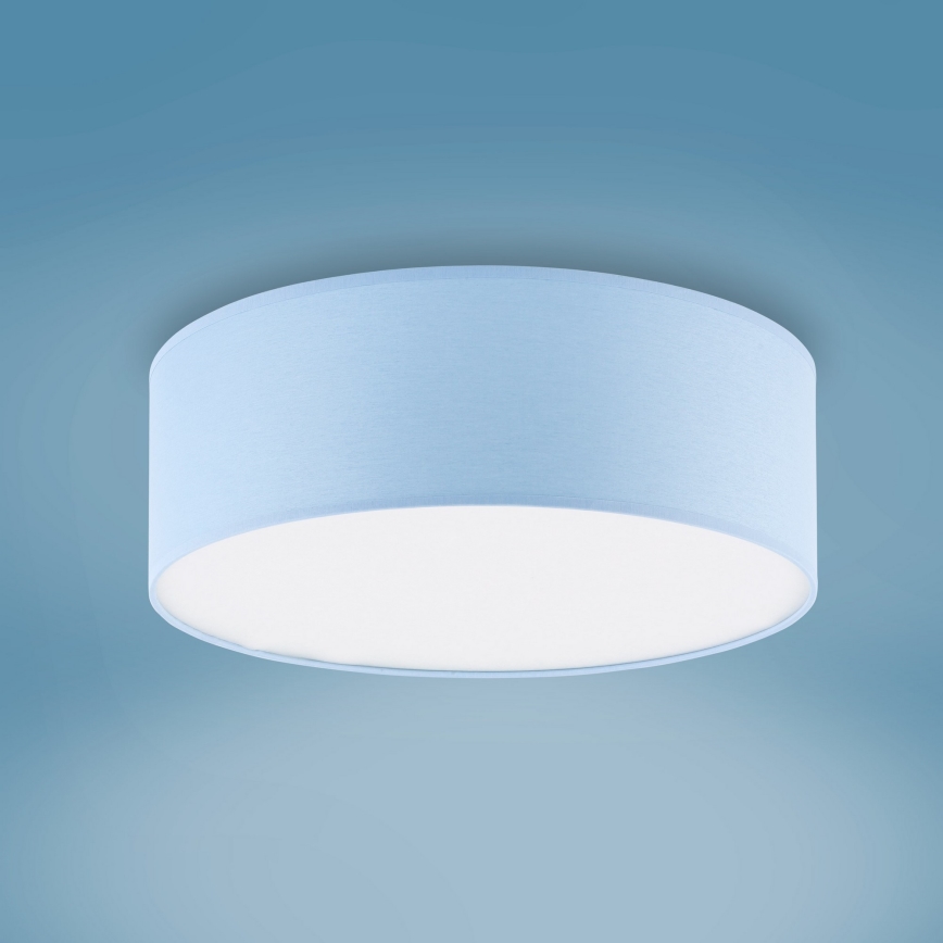Children's ceiling light RONDO KIDS 4xE27/15W/230V blue