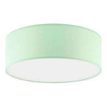 Children's ceiling light RONDO KIDS 4xE27/15W/230V green