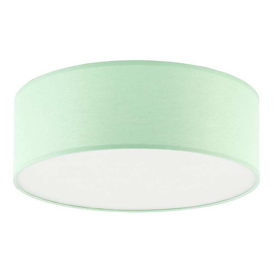 Children's ceiling light RONDO KIDS 4xE27/15W/230V green