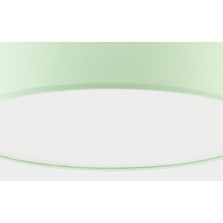 Children's ceiling light RONDO KIDS 4xE27/15W/230V green