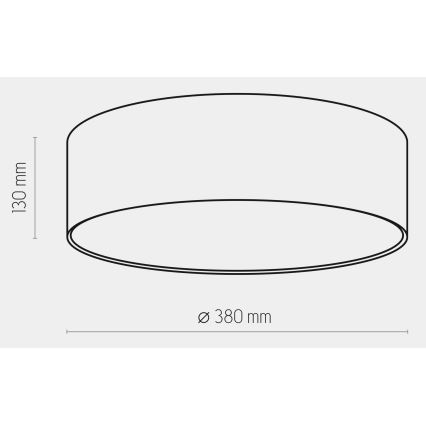 Children's ceiling light RONDO KIDS 4xE27/15W/230V pink
