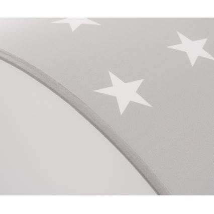Children's Ceiling light STARS GREY 2xE27/60W/230V grey