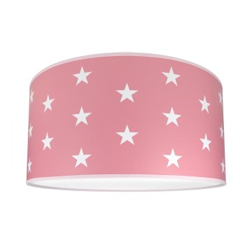 Children's ceiling light STARS PINK 2xE27/60W/230V pink