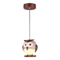 Children's chandelier 1xE14/10W/230V owl