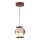 Children's chandelier 1xE14/10W/230V owl