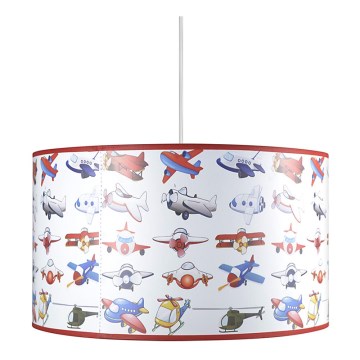 Children's chandelier AIRPLANES 1xE27/60W/230V