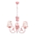 Children's chandelier BALLENNA 3xE14/40W/230V pink