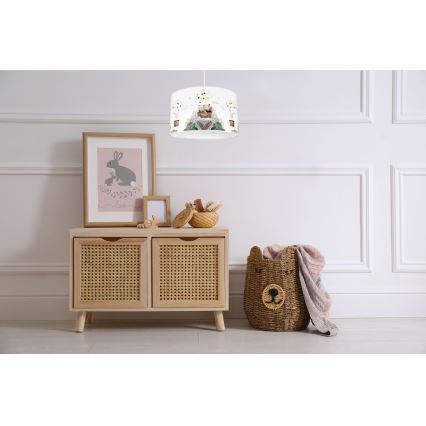 Children's chandelier BEARS 1xE27/60W/230V