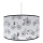 Children's chandelier BIKE 1xE27/60W/230V white/black