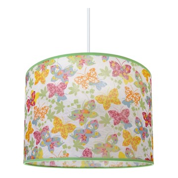 Children's chandelier BUTTERFLY 1xE27/60W/230V