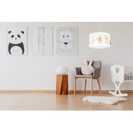Children's chandelier CIRCUS 1xE27/60W/230V