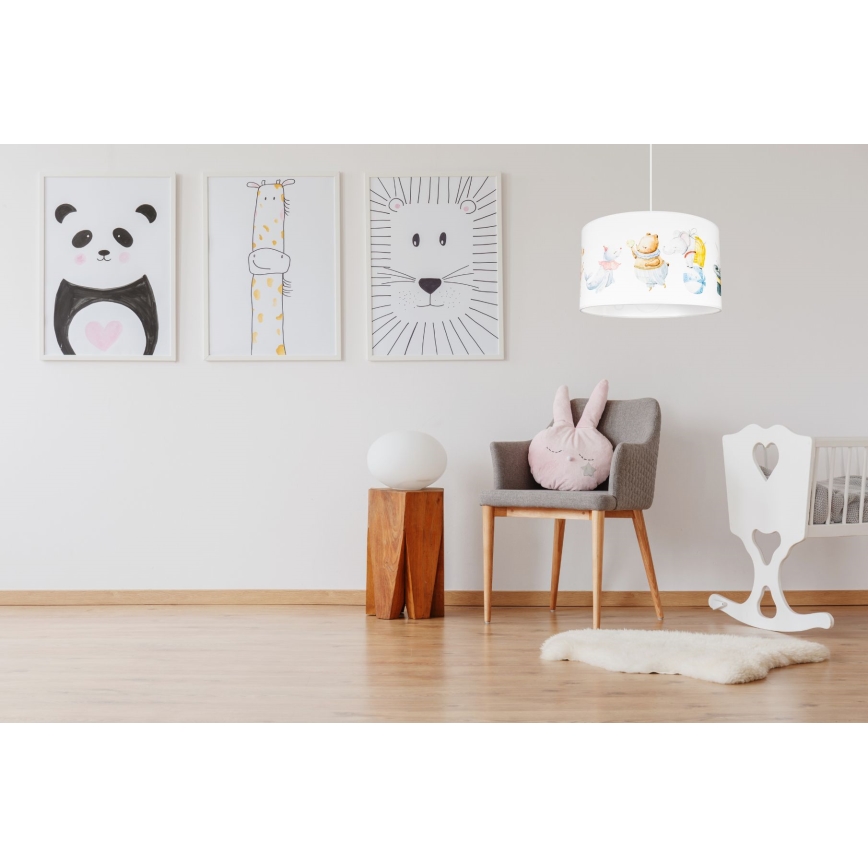 Children's chandelier CIRCUS 1xE27/60W/230V