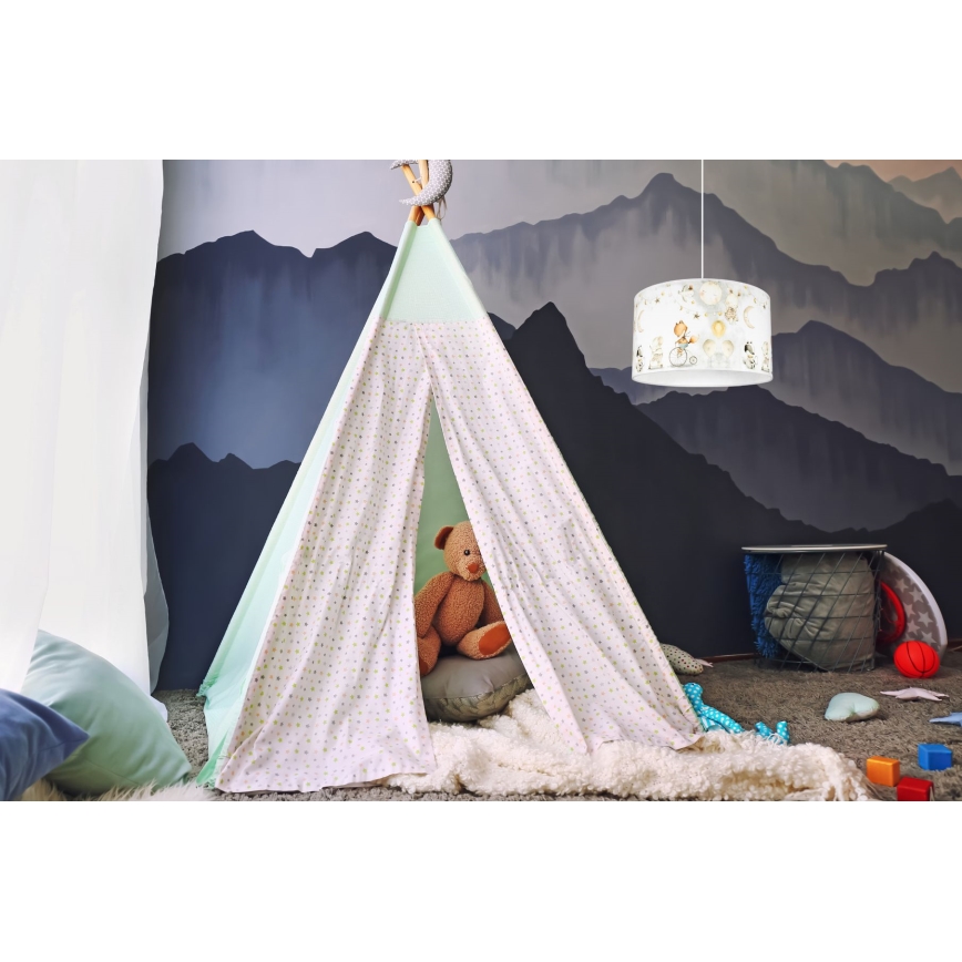 Children's chandelier CIRCUS 1xE27/60W/230V