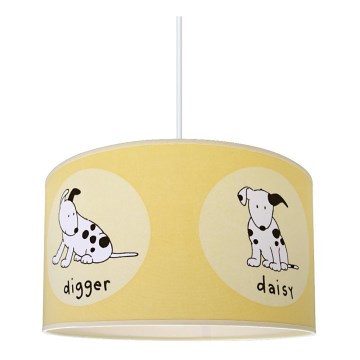 Children's chandelier DOGS 1xE27/60W/230V