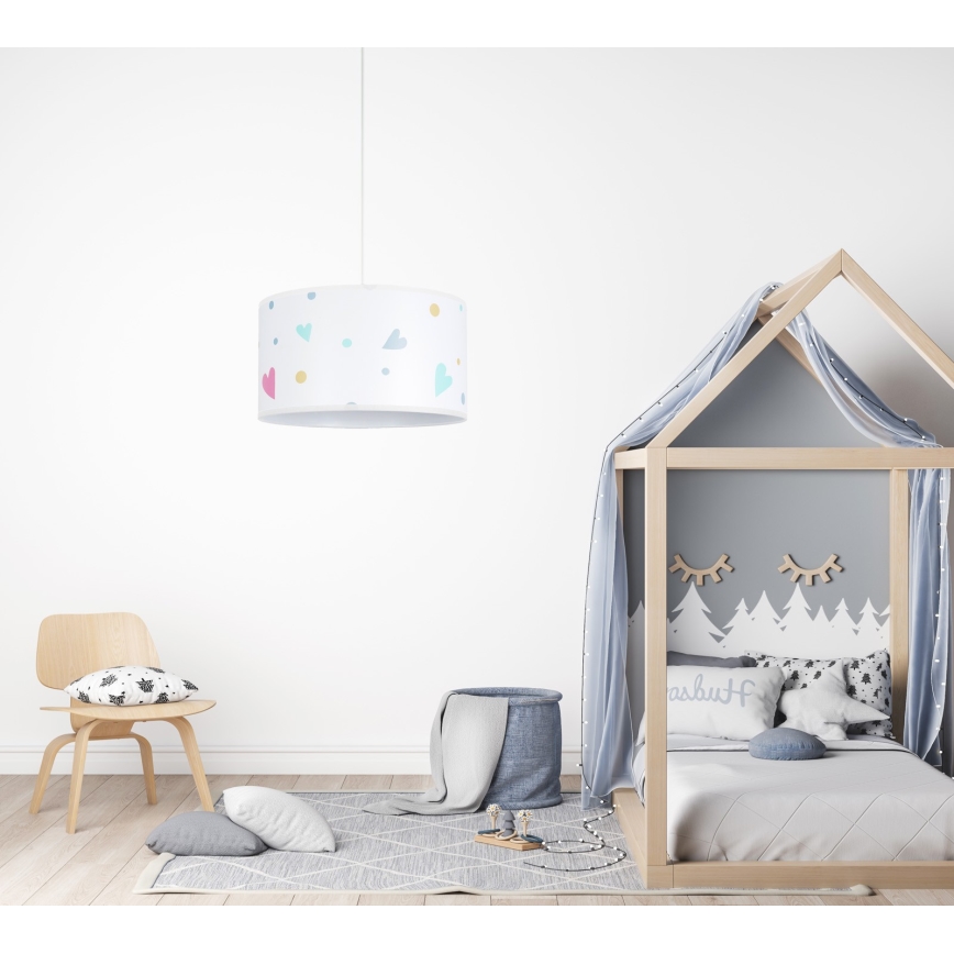 Children's chandelier DRUKI 1xE27/60W/230V