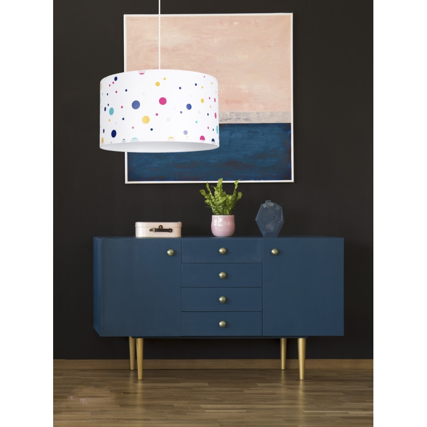Children's chandelier DRUKI 1xE27/60W/230V