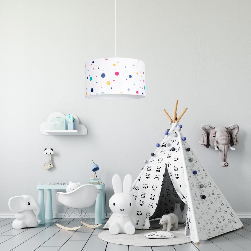 Children's chandelier DRUKI 1xE27/60W/230V