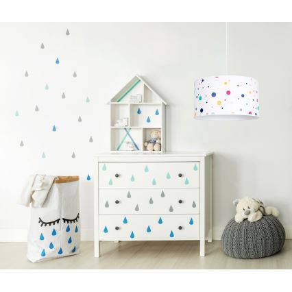 Children's chandelier DRUKI 1xE27/60W/230V