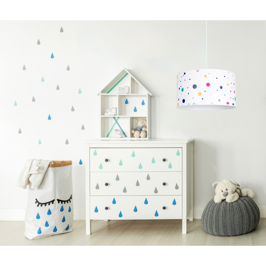 Children's chandelier DRUKI 1xE27/60W/230V