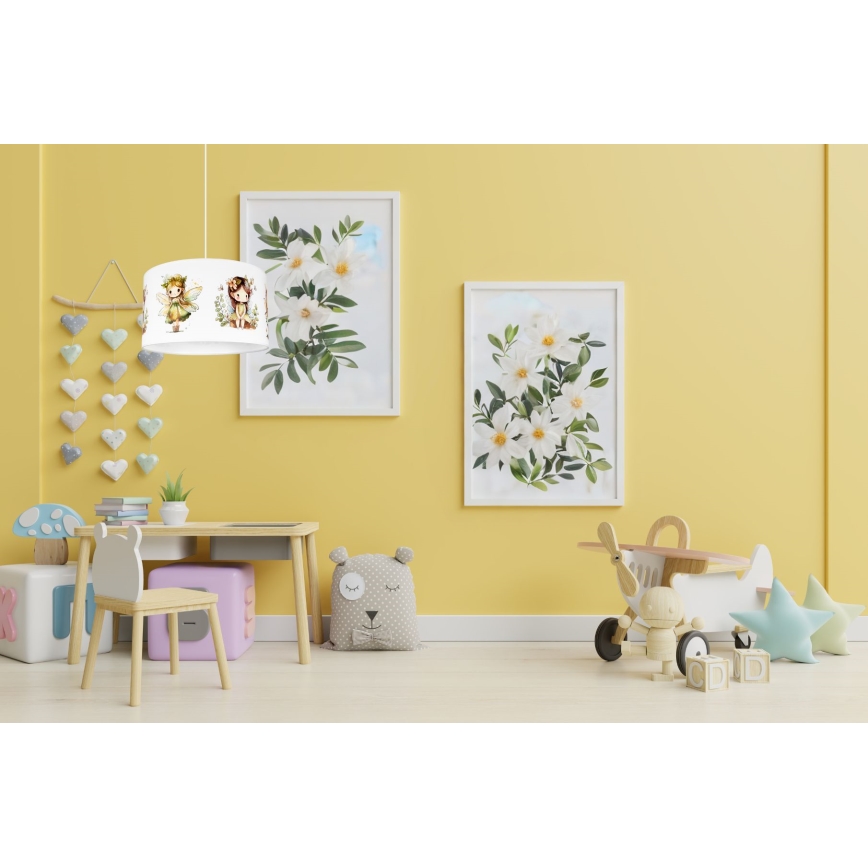 Children's chandelier FAIRIES 1xE27/60W/230V