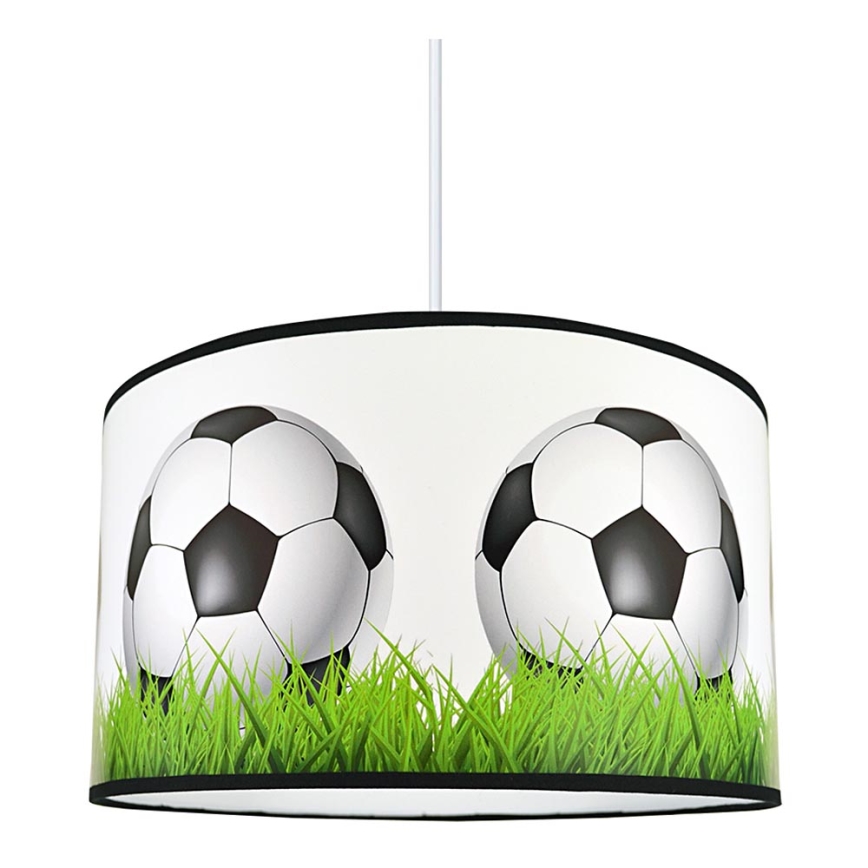 Children's chandelier FOOTBALLS 1xE27/60W/230V