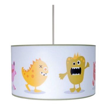 Children's chandelier MONSTER 1xE27/60W/230V