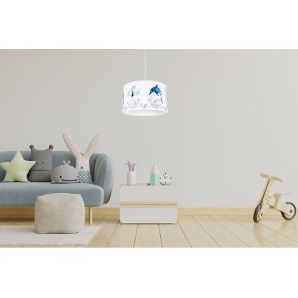 Children's chandelier OCEAN 1xE27/60W/230V