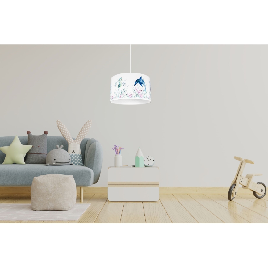 Children's chandelier OCEAN 1xE27/60W/230V